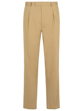 Ermenegildo Zegna Premium Beige Cotton Pants