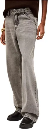 BA&SH Tejano Jeans Vecchi - Dames - Loose Fit Jeans - Grijs - L - Jeans