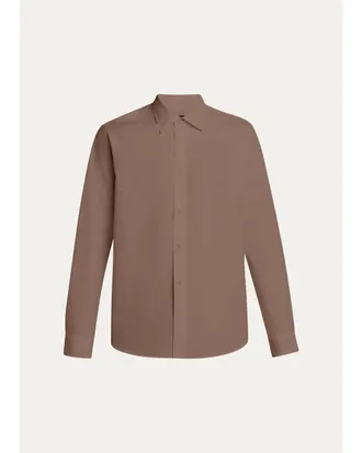 Jil Sander Mens Cotton Button-Front Shirt