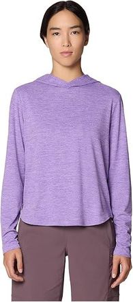 Mountain Hardwear Sunblockertm Long Sleeve Hoody Womens Clothing Harbor Violet : LG, Polyester