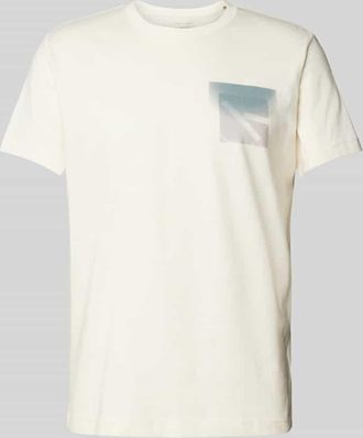 Calvin Klein Jeans T-Shirt mit Label-Print in Offwhite, Größe XXL