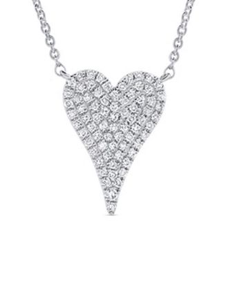 Sabrina Designs 14K 0.17 Ct. Tw. Diamond Heart Necklace
