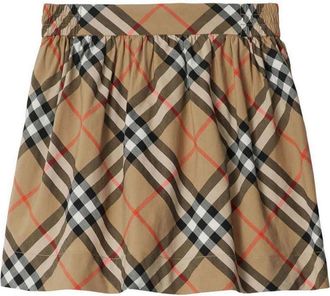 Burberry Gonna In Cotone Check
