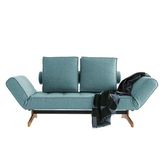 Innovation home24 Innovation Möbel Schlafsofa Ghia Schiefer Webstoff 210x68x90 cm mit Schlaffunktion