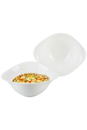 Villeroy & Boch Salatset, Wei&szlig;, 2-teilig, oval, 21x17 cm, Geschirr, Schalen & Sch&uuml;sseln, Salatsch&uuml;sseln