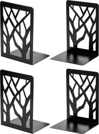 OEM Estanter&iacute;as Con Forma De &Aacute;rbol, Fabricadas En Metal Resistente, Dimensiones: 17512090 Cm, Color Negro, 2 Pares/4 Piezas Por Paquete