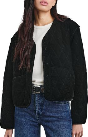 Rails Kiko Jacket In Black Velvet