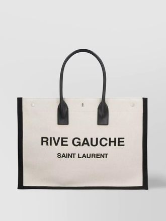 Saint Laurent canvas tote bag