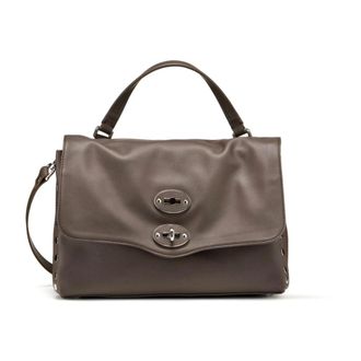 Zanellato Borsa in pelle liscia di vitello - Dames - Handtassen - Bruin - ONE Size - Leer - Tassen