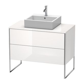 Duravit Mueble De Cocina Duravit Xsquare De 100,0 X 54,8 Cm, 2 Cajones, Color (frente/cuerpo): Azul Claro Mate - Xs492100909