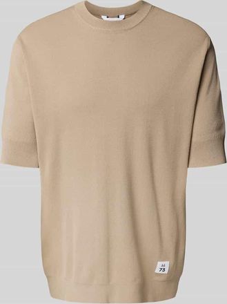 Matinique T-Shirt mit Label-Detail Modell trivolt in Beige, Größe XXL