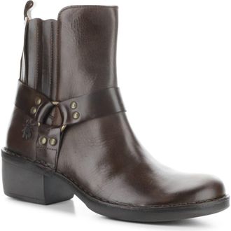 FLY London Mebi Bootie in Dark Brown Rug at Nordstrom Rack, Size 41