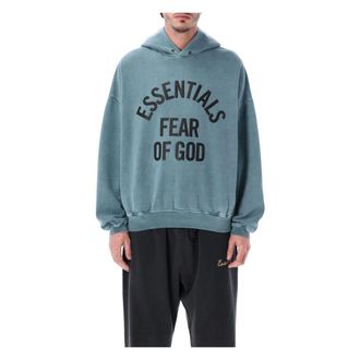 Fear of God Hoodies, male, Blue, Size: XL Campus 90s Hoodie