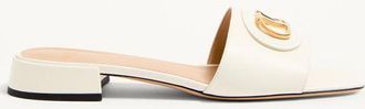 Valentino Garavani Sandalo Slide VLogo Signature In Vitello 20Mm Donna AVORIO 35.5