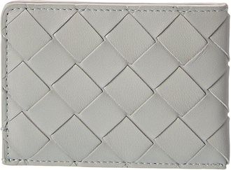 Bottega Veneta Fold Intrecciato Leather Card Case