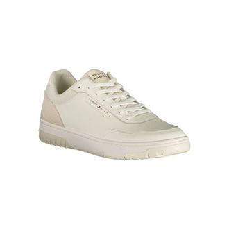 Tommy Hilfiger Mixed-Material Sneaker - White