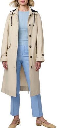 Bernardo Convertible Classic Trench Coat with Quilted Vest in Bone at Nordstrom Rack, Size X-Large