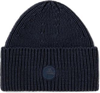 Fusalp tonal-logo wool beanie hat - women - Wool - One Size - Blue