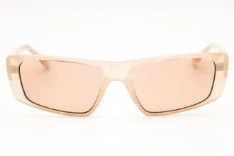 Guess GU8231 Rectangular Injected Propionate Sunglasses - Beige