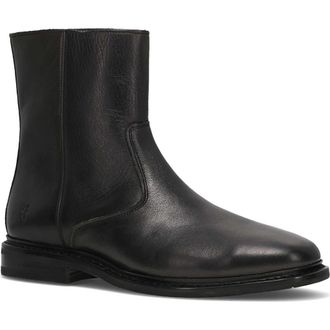 Frye Paul Zip-Up Boot in Black at Nordstrom, Size 10