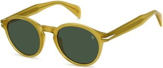 Eyewear by David Beckham Heren, Accessoires, Geel, Maat: 50 MM