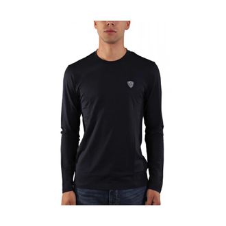 Emporio Armani Armani 7 - Tops > T-shirts - Heren - Longsleeves - Blauw - XL - Tops