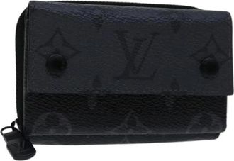 Louis Vuitton Pre-owned Canvas Wallet - Dames - Vintage Accessoires - Zwart - ONE Size - Vintage