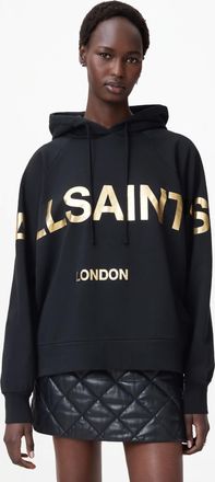 AllSaints Womens Main: 50% Cotton, 50% Polyester Talon Biggy Oversized Hoodie, Size: S
