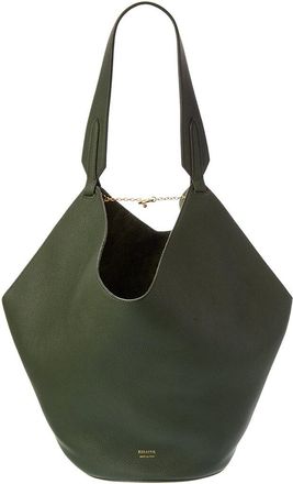 Khaite Lotus Small Leather Tote