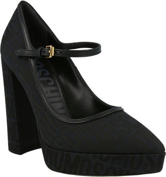 Moschino Leather-Trim Pump