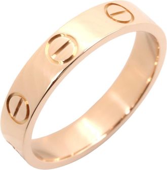 Cartier Gold Pink Gold (18K) Band Ring (Pre-Owned)