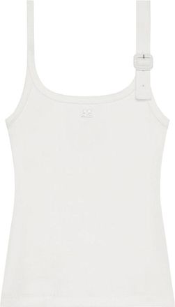 Courr&egrave;ges 90sTanktop mit Schnalle