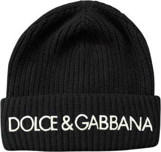 Dolce & Gabbana Beanie - Heren - Hoeden - Zwart - ONE Size - Accessoires
