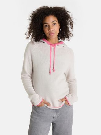 Lieblingsst&uuml;ck Kapuzenpullover LIEBLINGSST&Uuml;CK PinarL, Damen, Gr. 34, beige, Strick, Obermaterial: 47% Wolle, 38% Viskose, 10% Polyamid, 5% Kaschmir, unifarben mit Fa