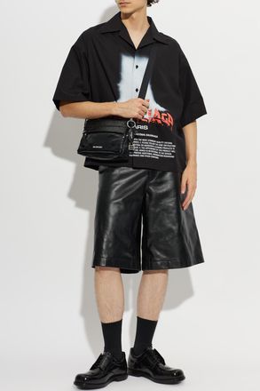 Balenciaga Short-sleeved Shirt, Mens, Black