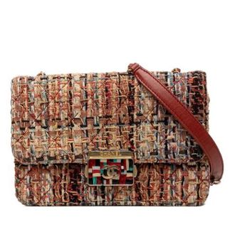Chanel Pre-owned Leather chanel-bags - Dames - Pre-owned - Veelkleurig - Maat: ONE Size Leer