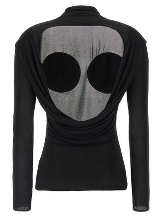 Jean Paul Gaultier Cone-Cup Viscose Bodysuit - Black