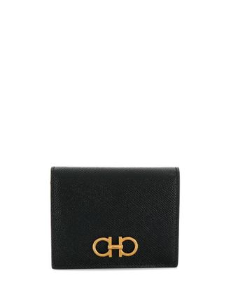 Ferragamo Black Logo Classic Wallet