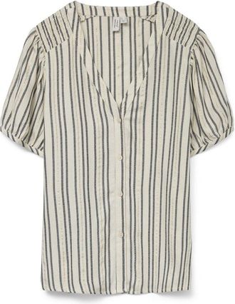 Vero Moda Gestreepte blouse met V-hals