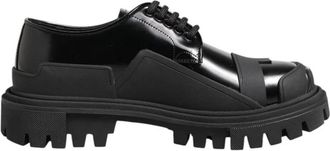 Dolce & Gabbana Heren, Schoenen, Zwart, Maat: 39 EU Leer