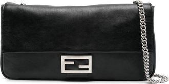 Fendi Leather Baguette Shoulder Bag