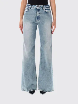 Haikure Jeans flare Clara a vita media in denim a cinque tasche