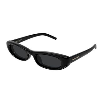 Saint Laurent SL 557 Shade Plump Zonnebril - Dames - Accessoires - Zwart - Maat: 53 MM Nylon