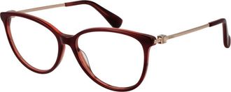 Max Mara Red Acetate Glasses Womens (Frames)