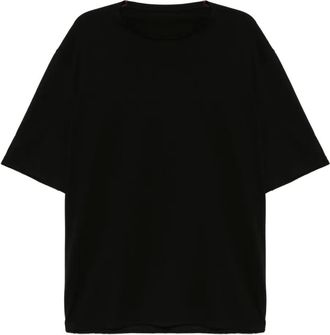 Devoa T-shirt in cotone - Nero