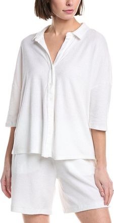 Majestic Filatures Terry Button Shirt