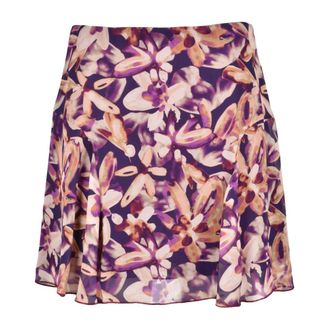 Patrizia Pepe Flared Mini Skirt with Zipper Closure