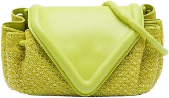 Bottega Veneta Borsa a tracolla in maglia uncinetto Pre-owned - - Pre-owned - Donna - Verde - ONE SIZE
