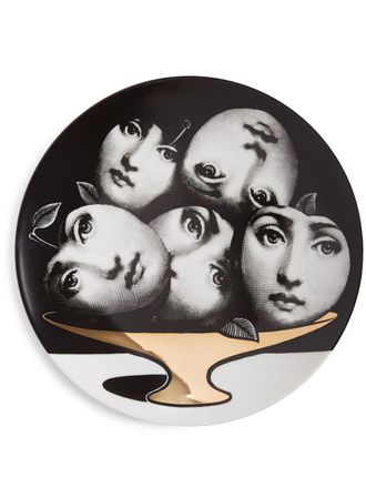 Fornasetti Piatto da parete Variazioni n.104 - Nero