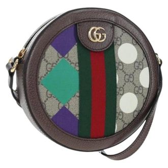Gucci Pre-owned Vintage Schoudertas - Dames - Pre-owned - Veelkleurig - Maat: ONE Size Leer